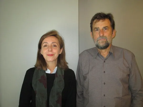 Mia Madre director Nanni Moretti with Anne-Katrin Titze
